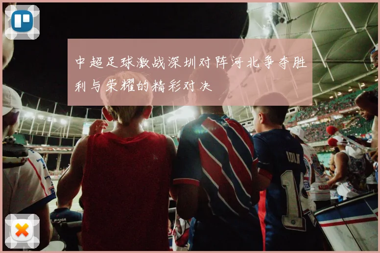 中超足球激战深圳对阵河北争夺胜利与荣耀的精彩对决